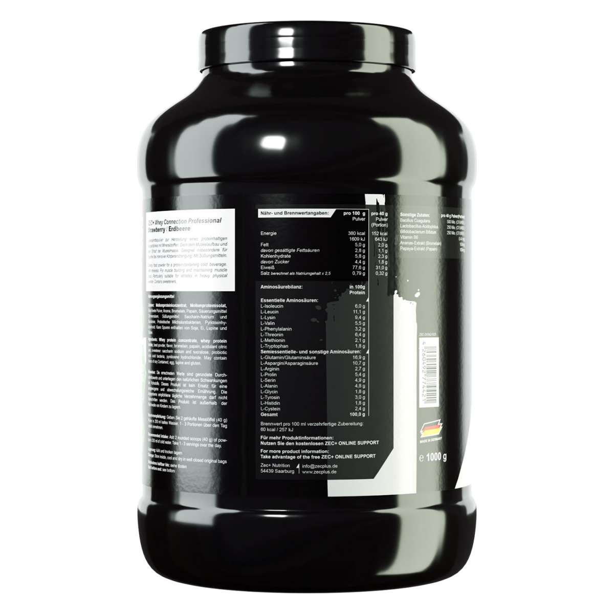 Whey Connection Professional Protein Shake Zec